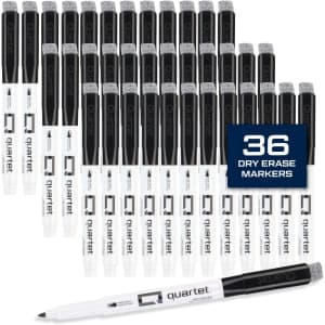 Quartet 36-Count Dry Erase Markers: $5.69