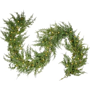 Fajunzh 6-Foot Artificial Christmas Garland: $13.49 Fajunzh 6-Foot Artificial Christmas Garland: $13.49
