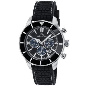 Porsamo Bleu Men's Brandon Silicone Strap Chronograph Watch: $300 Porsamo Bleu Men's Brandon Silicone Strap Chronograph Watch: $300