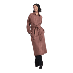 A New Day Women's Faux Suede Trench Coat: $20.99