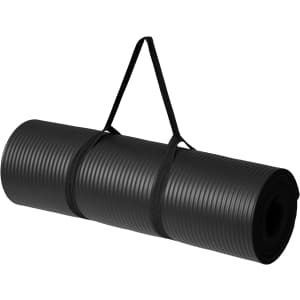 Amazon Basics Extra Thick Yoga Mat with Strap: $17 w/ Prime Amazon Basics Extra Thick Yoga Mat with Strap: $17 w/ Prime