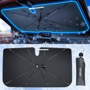 Windshield Sun Shade Umbrella: $10 w/ Prime