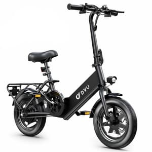 DYU 14" Foldable eBike: $262