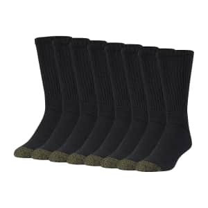 Gold Toe Men's Sport Crew Socks 8-Pair Pack: $17