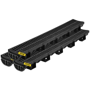 Vevor 40" Driveway Trench Drain System 3-Pack: $48