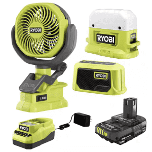 Ryobi One+ 18V Cordless 3-Tool Campers Kit: $65