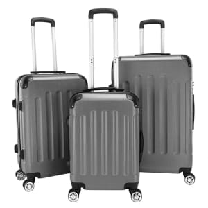 3-Piece Hardside Rolling Luggage Set: $61.45