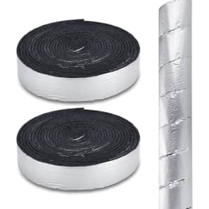 2" x 33ft Outdoor Pipe Insulation Wrap: $11 2" x 33ft Outdoor Pipe Insulation Wrap: $11