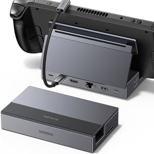 Ugreen Steam Deck Dock 9-in-1 USB-C Dock with Foldable Stand: $40