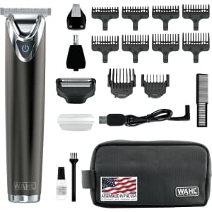 Wahl Slate Men's Stainless Steel Lithium Ion 2.0+ All-in-One Grooming Kit: $48.63 Wahl Slate Men's Stainless Steel Lithium Ion 2.0+ All-in-One Grooming Kit: $48.63