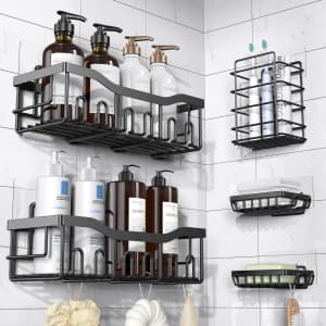 Adhesive Shower Caddy: $9.99 Adhesive Shower Caddy: $9.99