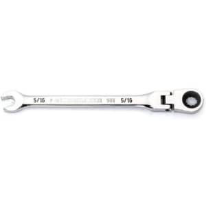 GearWrench 5/16" 12 Point Flex Head Ratcheting Combination Wrench: $14