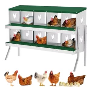 HobbyLane 6-Compartment Chicken Nesting Box: $76.89