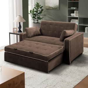 Serta Ainsley Loveseat with Pull Out Sleeper: $614 Serta Ainsley Loveseat with Pull Out Sleeper: $614
