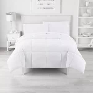 The Big One Microfiber Down-Alternative Reversible Comforter: from $24 The Big One Microfiber Down-Alternative Reversible Comforter: from $24