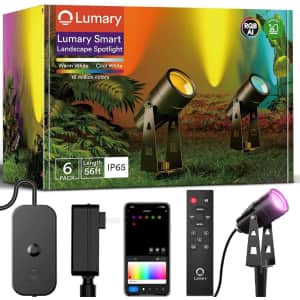 Lumary 56-Foot Smart Landscape Lights 6-Pack: $59.49 Lumary 56-Foot Smart Landscape Lights 6-Pack: $59.49