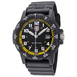 Luminox Men's Leatherback Sea Turtle Quartz Watch: $135
