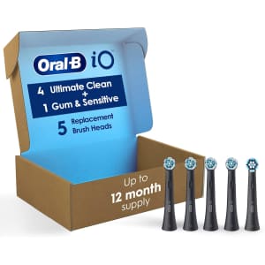 Oral-B iO Replacement Heads 5 Count: $25 w/ Sub & Save