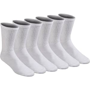 Dickies Men's All Purpose Cushion Crew Socks 6-Pack: $5.94