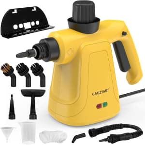 Cauzyart Handheld Steam Cleaner w/ 11 Accessories: $24.98 Cauzyart Handheld Steam Cleaner w/ 11 Accessories: $24.98