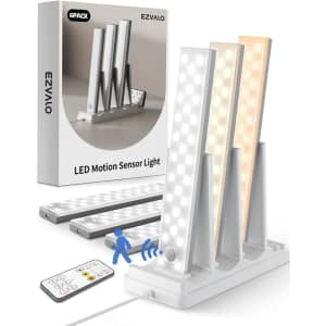 EZVALO Under Cabinet Lighting 6-Pack w/ Charging Station: $30 w/ Prime EZVALO Under Cabinet Lighting 6-Pack w/ Charging Station: $30 w/ Prime