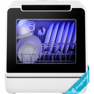 Euhomy 5L Portable Countertop Dishwasher: $246.49