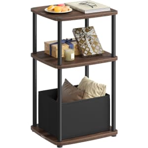 Songmics 3-Tier Nightstand with Storage Basket: $14.99 Songmics 3-Tier Nightstand with Storage Basket: $14.99