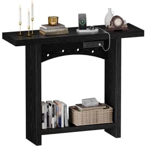 43" Console Table with Charging Station: $65.99