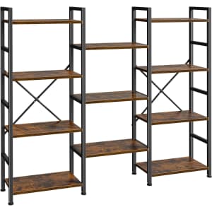 Superjare Triple 4-Tier Bookshelf: $88