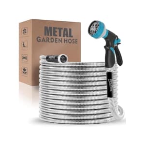 100-Foot Stainless Steel Hose: $23