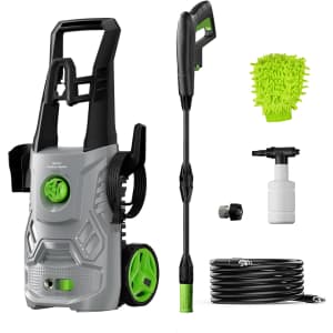 Power Pressure Washer with Foam Cannon: $64.99