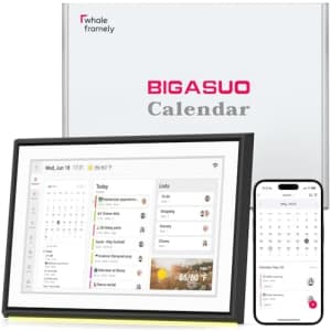 Bigasuo 10.1" Digital Calendar: $59.99
