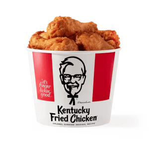 KFC 12-Piece Chicken Bucket: $15