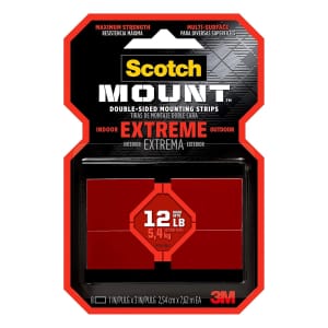 Scotch-Mount Extreme Double-Sided Mounting Strips: $4.98 via Sub & Save