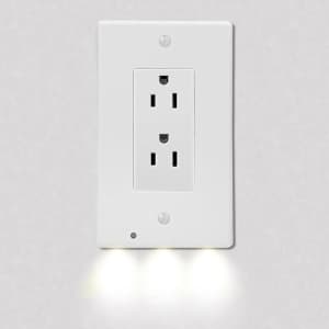 Outlet Cover w/ LED Night Light 5-Pack: $15 Outlet Cover w/ LED Night Light 5-Pack: $15