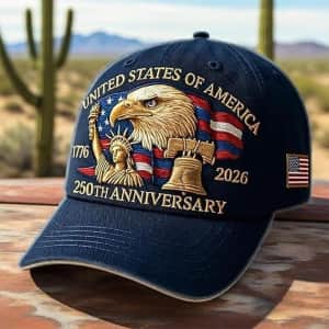 Unisex America's 250th Anniversary Caps: 2 for $9