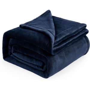 Bedsure 90" x 90" Queen Fleece Blanket: $21