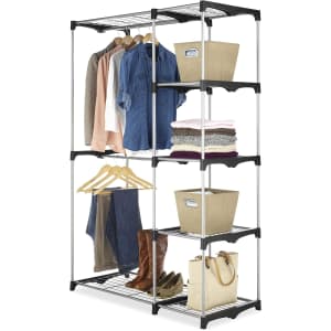 Whitmor Double Rod Freestanding Closet Organizer: $26