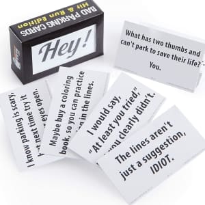 Witty Yeti Bad Parking Cards 50-Pack: $7.99