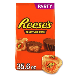 Reese's Miniatures 35.6-oz. Milk Chocolate Peanut Butter Cups: $8.18 via Subscribe & Save Reese's Miniatures 35.6-oz. Milk Chocolate Peanut Butter Cups: $8.18 via Subscribe & Save