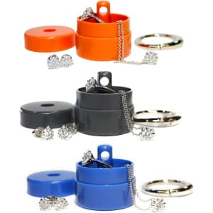 Lion Latch Travel Jewelry Box 3-Pack: $5.99
