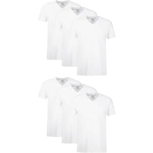 Hanes Men's Moisture-Wicking T-Shirt 6-Pack: $13