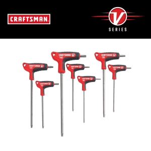 Craftsman V-Series Assorted T-handle 7-Piece Torx Key Set: $20