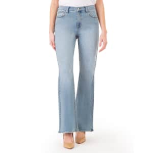 Jordache Women's 100% Cotton High Rise Flare Jeans: $10.42 Jordache Women's 100% Cotton High Rise Flare Jeans: $10.42