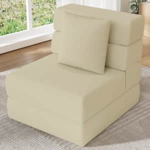 Voxelure Folding Convertible Sofa Bed Sleeper Chair: $59.99
