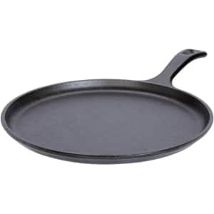 Lodge Cast Iron 10.5" Seasoned Round Griddle: $17