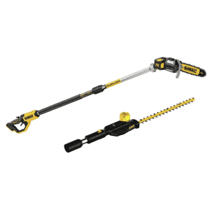 DeWalt 20V MAX XR Cordless Pole Saw & Pole Hedge Trimmer Head: $236