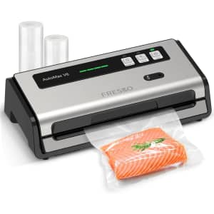 Fresko V6 Vacuum Sealer with Bag Storage: $39.99 Fresko V6 Vacuum Sealer with Bag Storage: $39.99