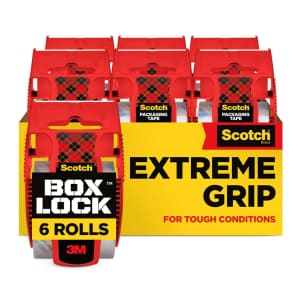 Scotch Box Lock Packaging Tape 6-Pack: $14