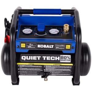 Kobalt Quiet Tech 2-Gallon Air Compressor: $149